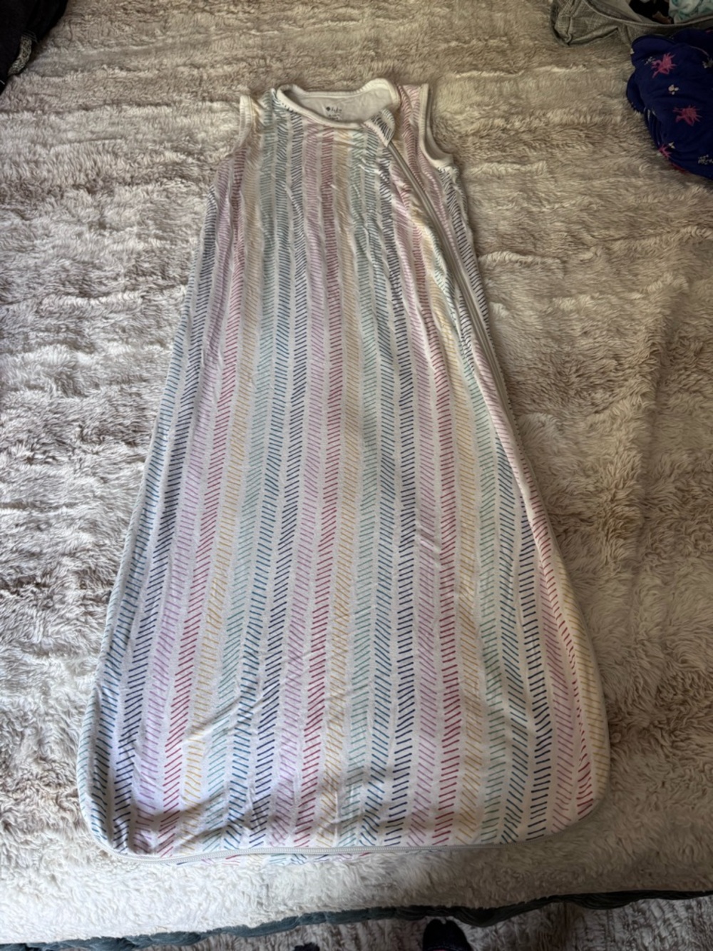 Kyte BABY 0.5 tog rainbow herringbone sleep sack